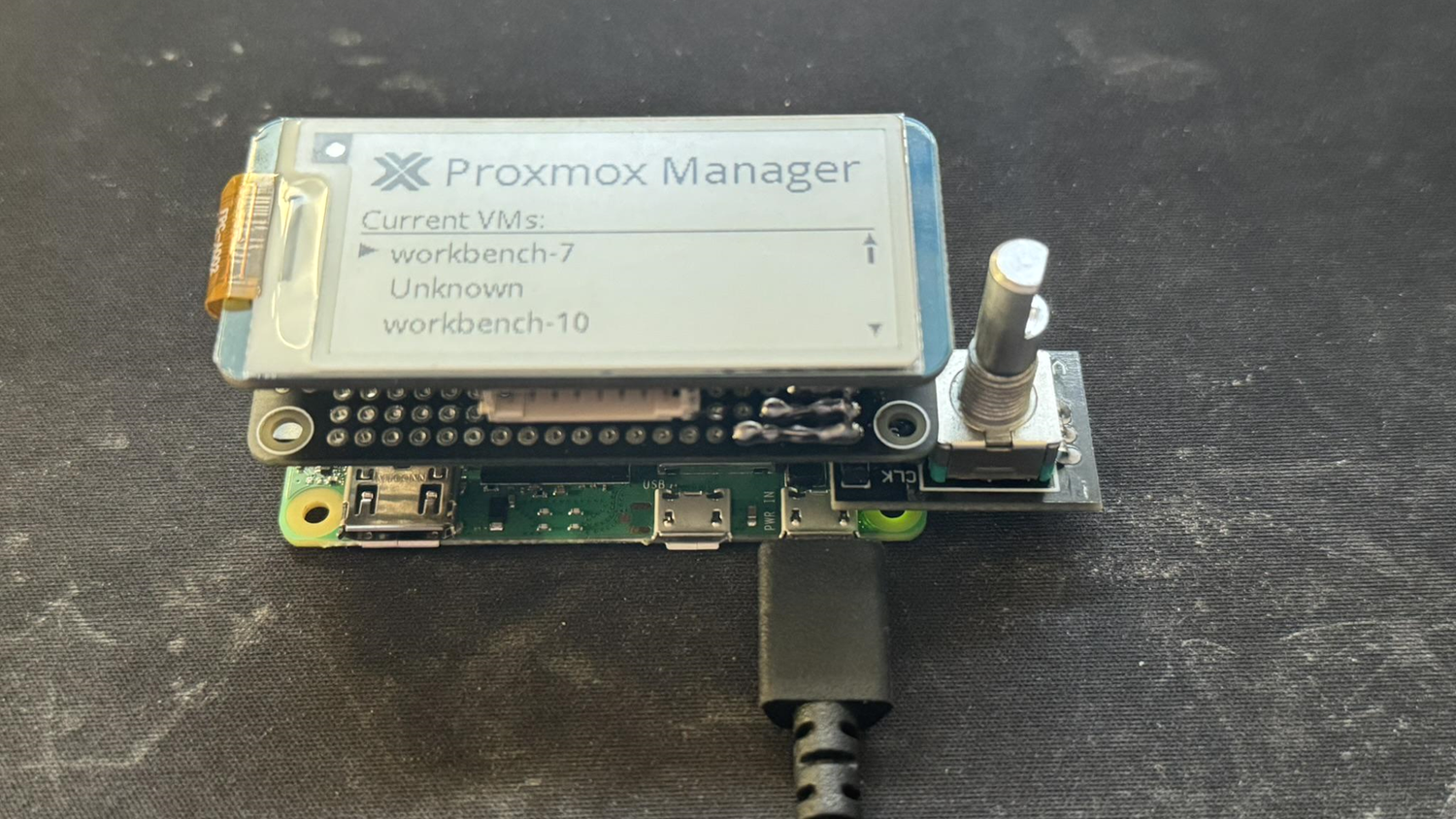 Proxmox manager on a Pi