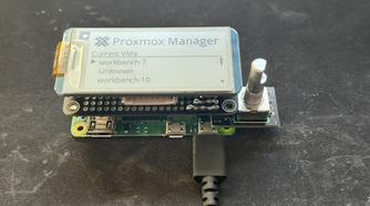 Proxmox manager on a Pi