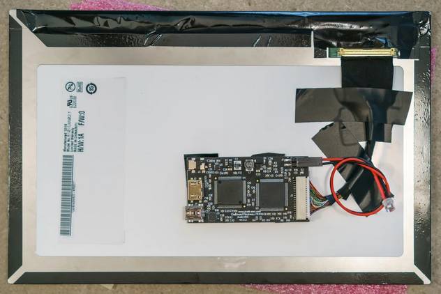 LCD display used for digital photo frame
