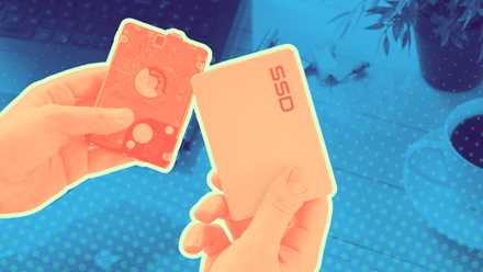 Your subsequent PC improve must most certainly be garage group, no longer sooner garage A graphic showing a hand holding an SSD.
