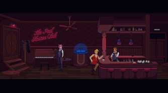 Screenshot of The Red Strings Club video game