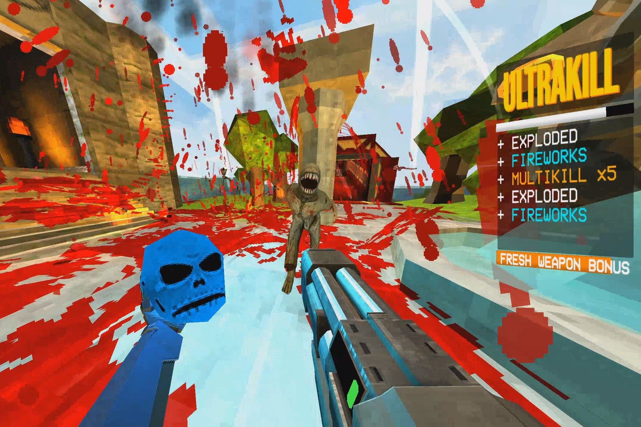 Screenshot from Ultrakill video game