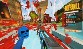 Screenshot from Ultrakill video game
