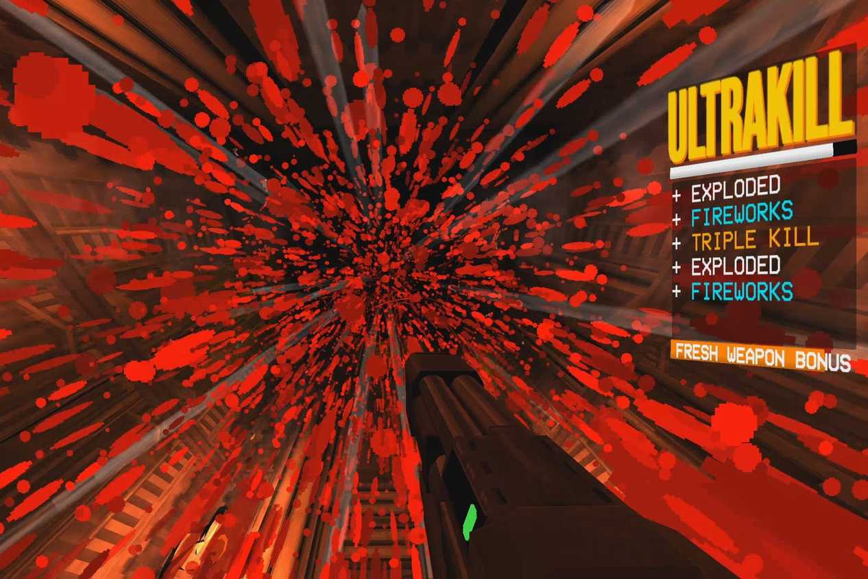 Screenshot from Ultrakill video game