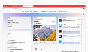 Screenshot of the new dashboard in Vivaldi