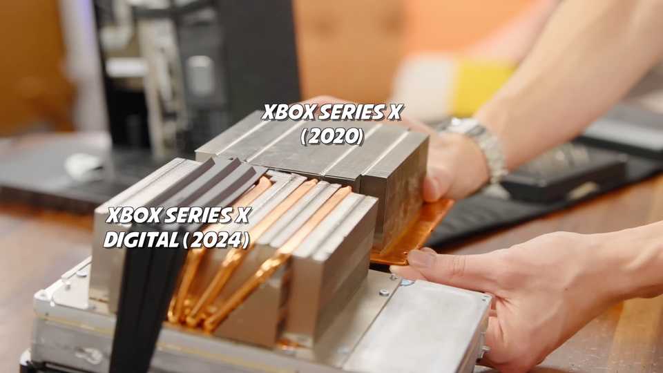 New traditional copper cooling system on 2024 Xbox Series X