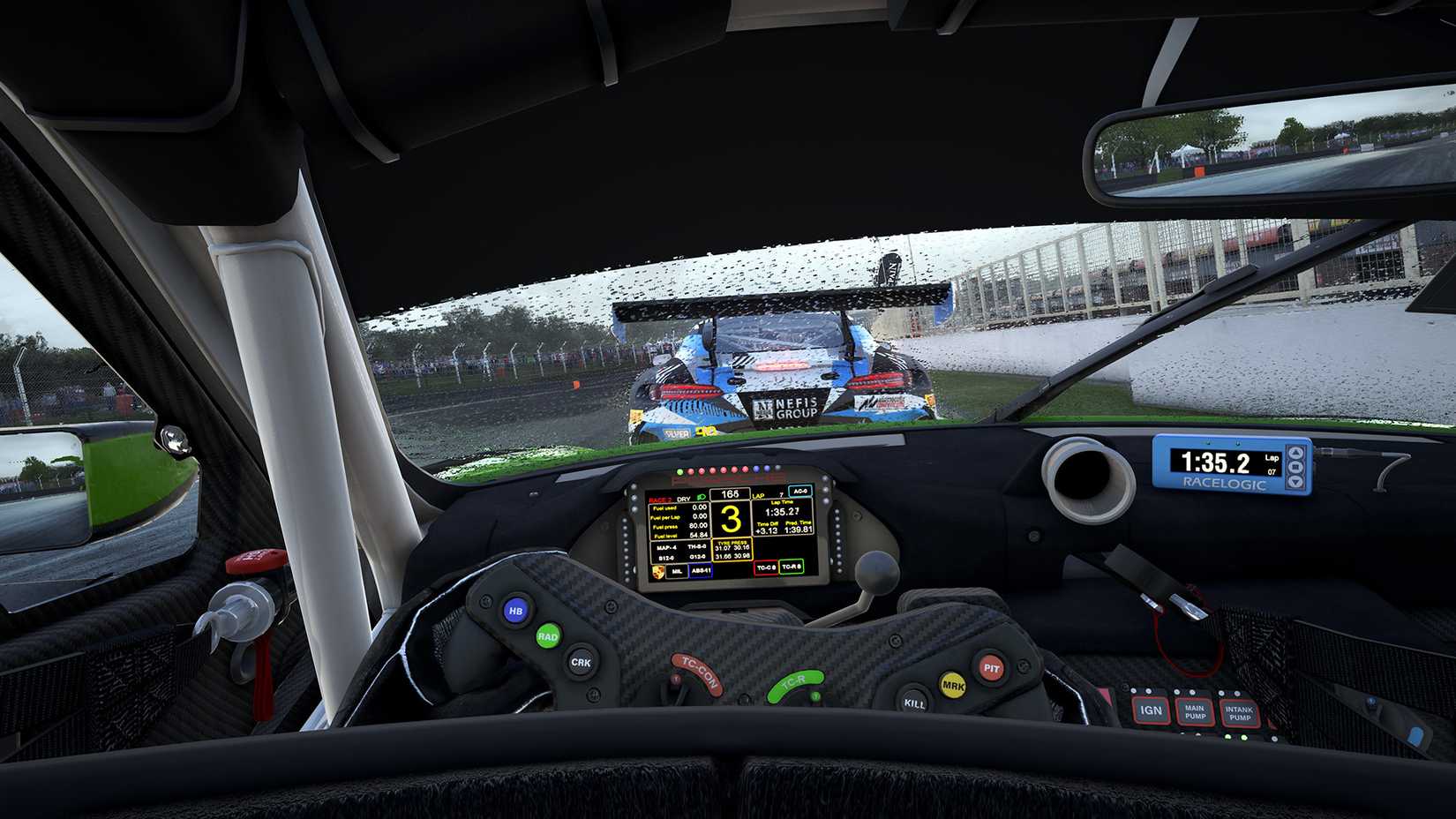 An in-game screenshot from Assetto Corsa Competizione