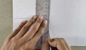 Cutting pieces from foam board