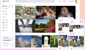Immich image and video library