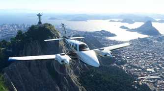 Screenshot from the game Microsoft Flight Simulator