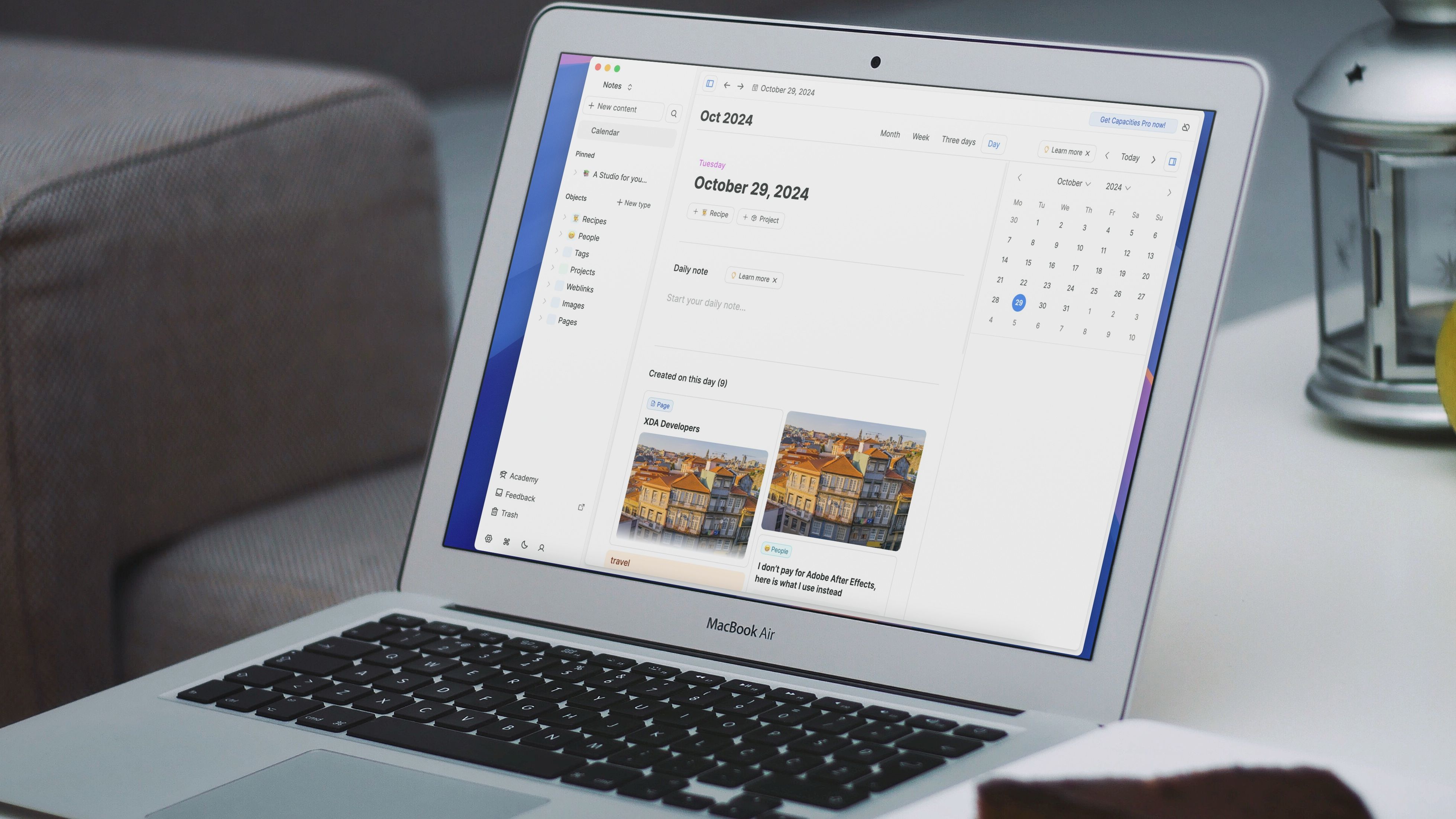 I finally started using Capacities, and I should have sooner