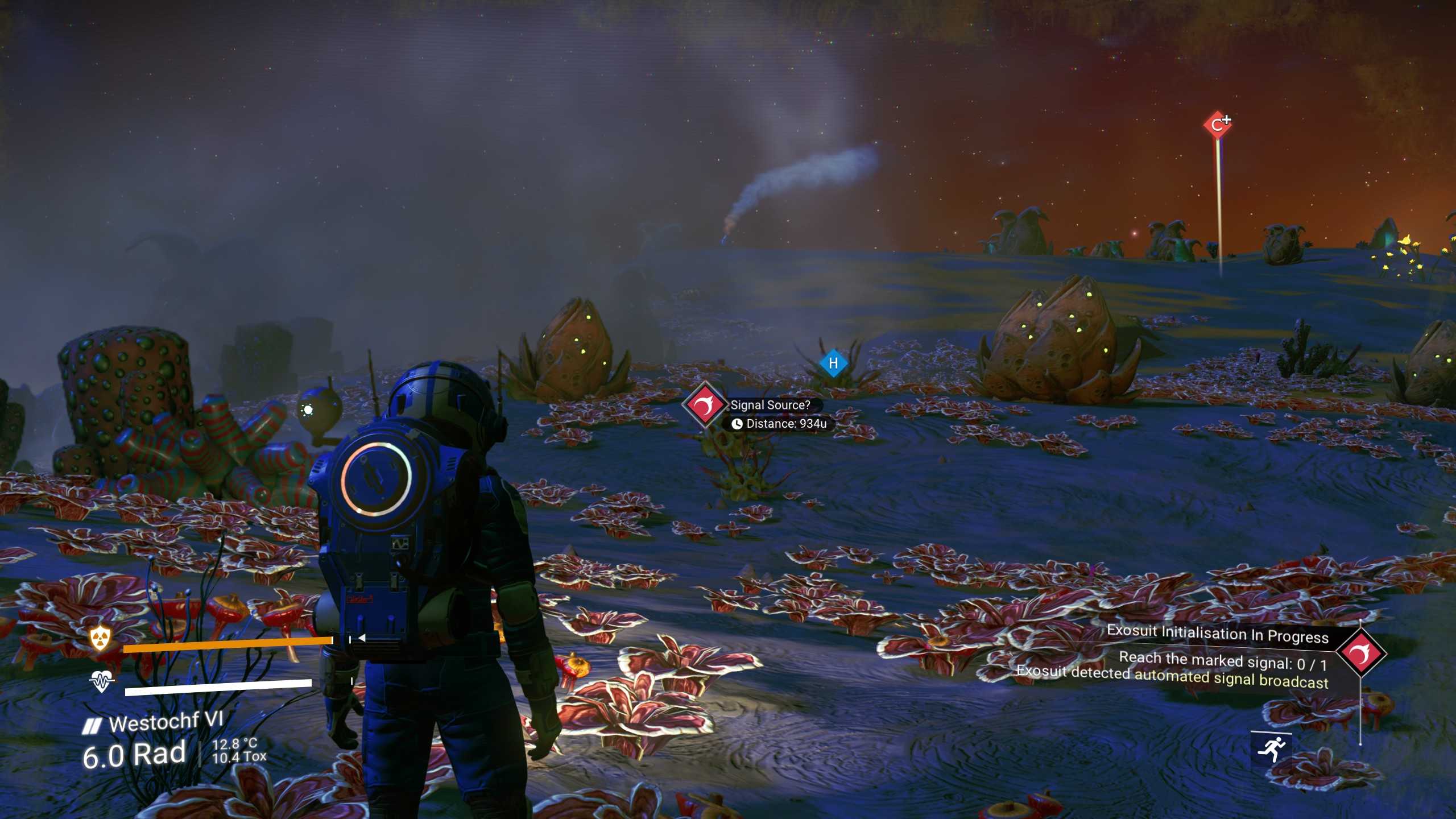 Screenshot of No Ma's Sky running on the M4 Mac Mini