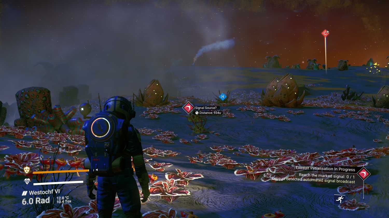 Screenshot of No Ma's Sky running on the M4 Mac Mini