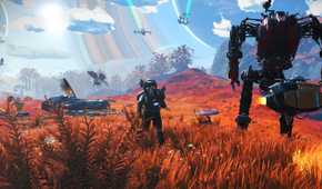 Screenshot from the video game No Man's Sky