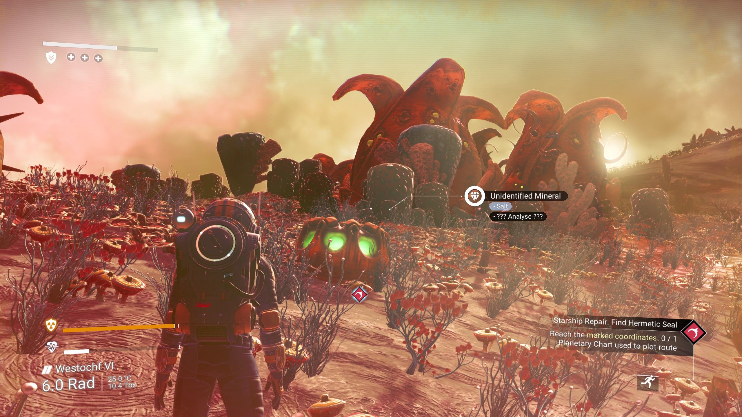Screenshot of No Ma's Sky running on the M4 Mac Mini