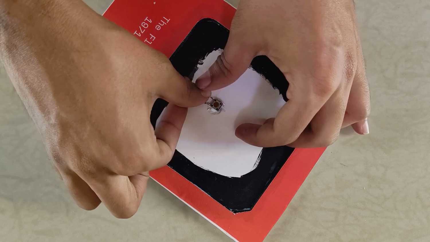 Placing the button