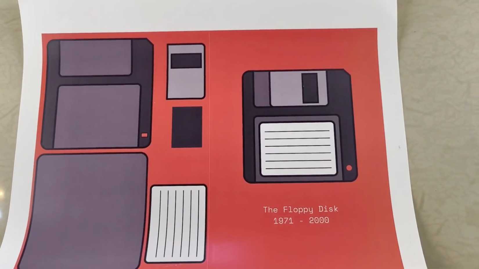 Disk Work Sticker Quickly save your work with an Arduino-driven retro floppy disk picture ...