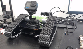raspberry pi 5 powered tracked rover