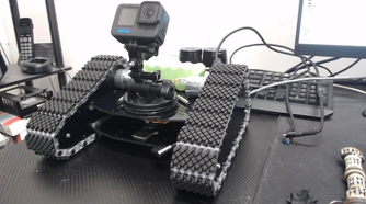 raspberry pi 5 powered tracked rover