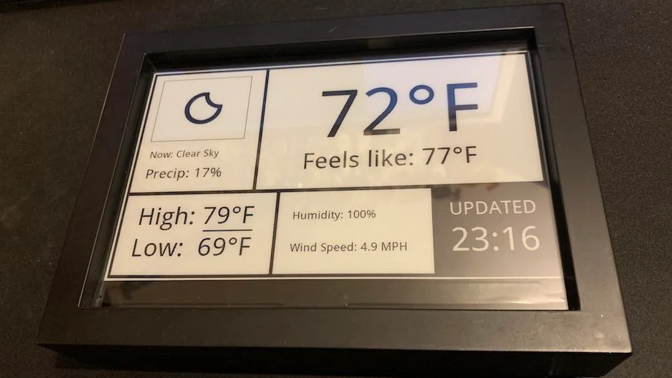 The Raspberry Pi weather board