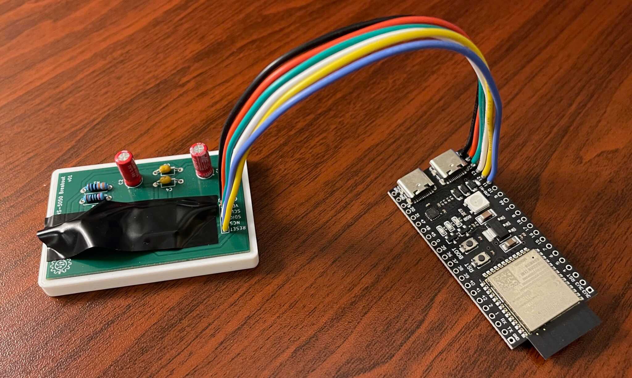 Sensor breakout to the ESP32