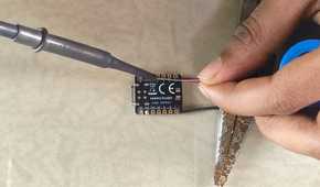Soldering button wires to Arduino