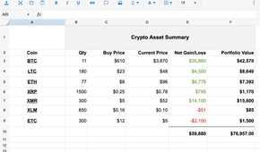 Spreadsheets in Standard Notes