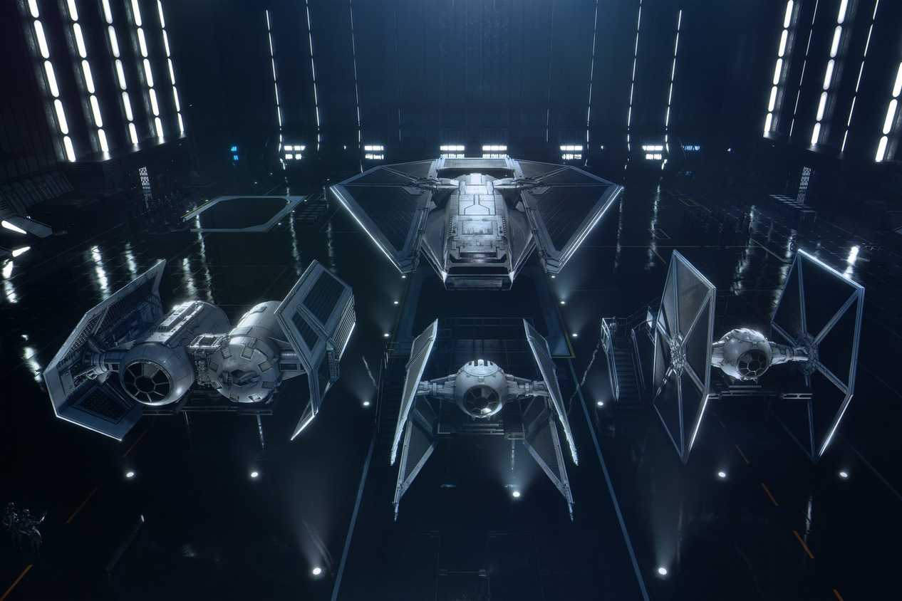 Screenshot from the video game Star Wars: Squadrons