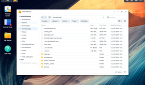 Synology DiskStation Manager file manager