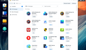 Synology DiskStation Manager packages