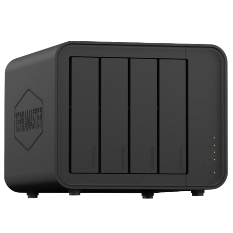 A transparent render of the TerraMaster F4-424 Max