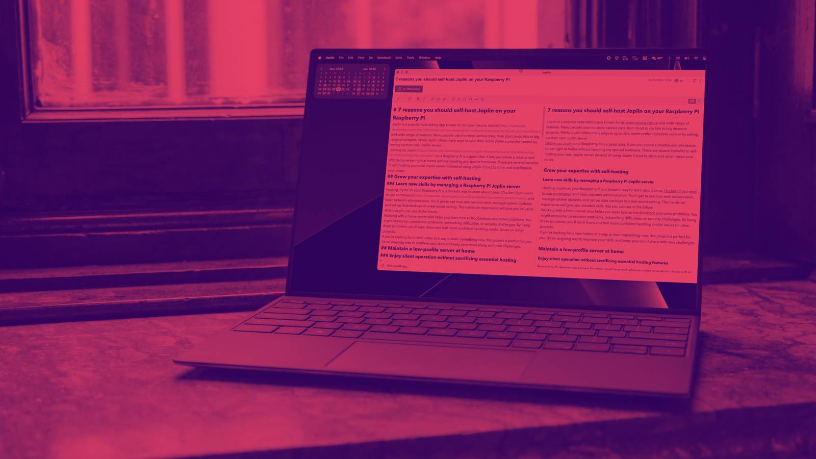 7 reasons you should self-host Joplin on your Raspberry Pi