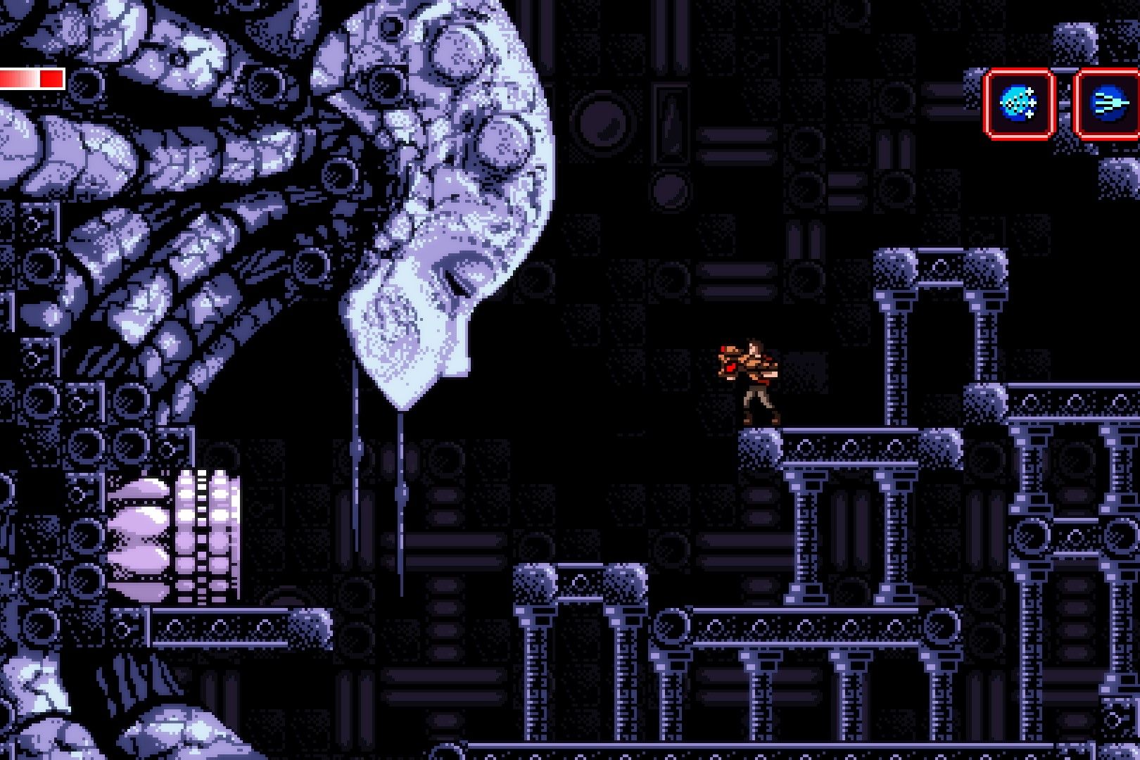 Screenshot from the game Axiom Verge