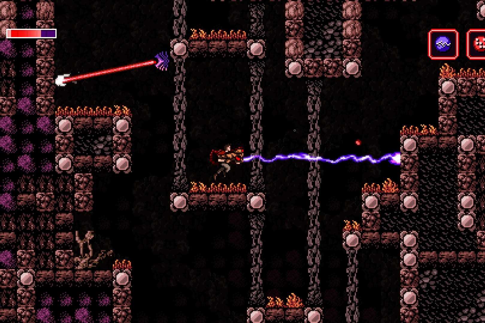Screenshot from the game Axiom Verge