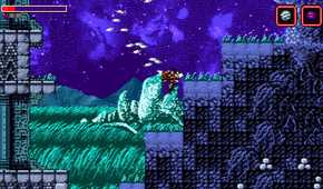 Screenshot from the game Axiom Verge
