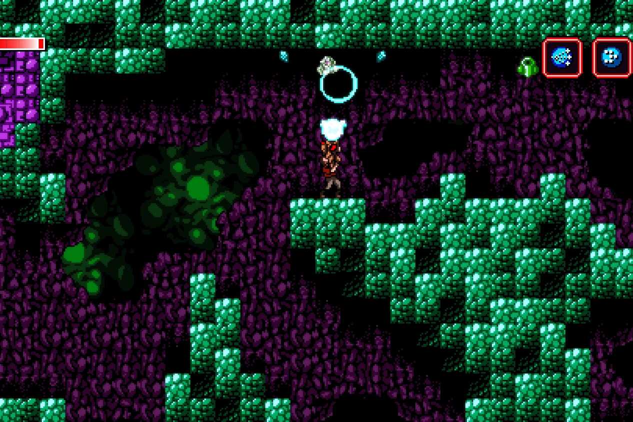 Screenshot from the game Axiom Verge
