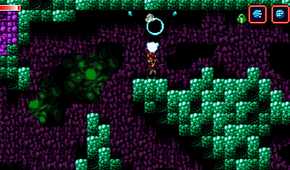 Screenshot from the game Axiom Verge