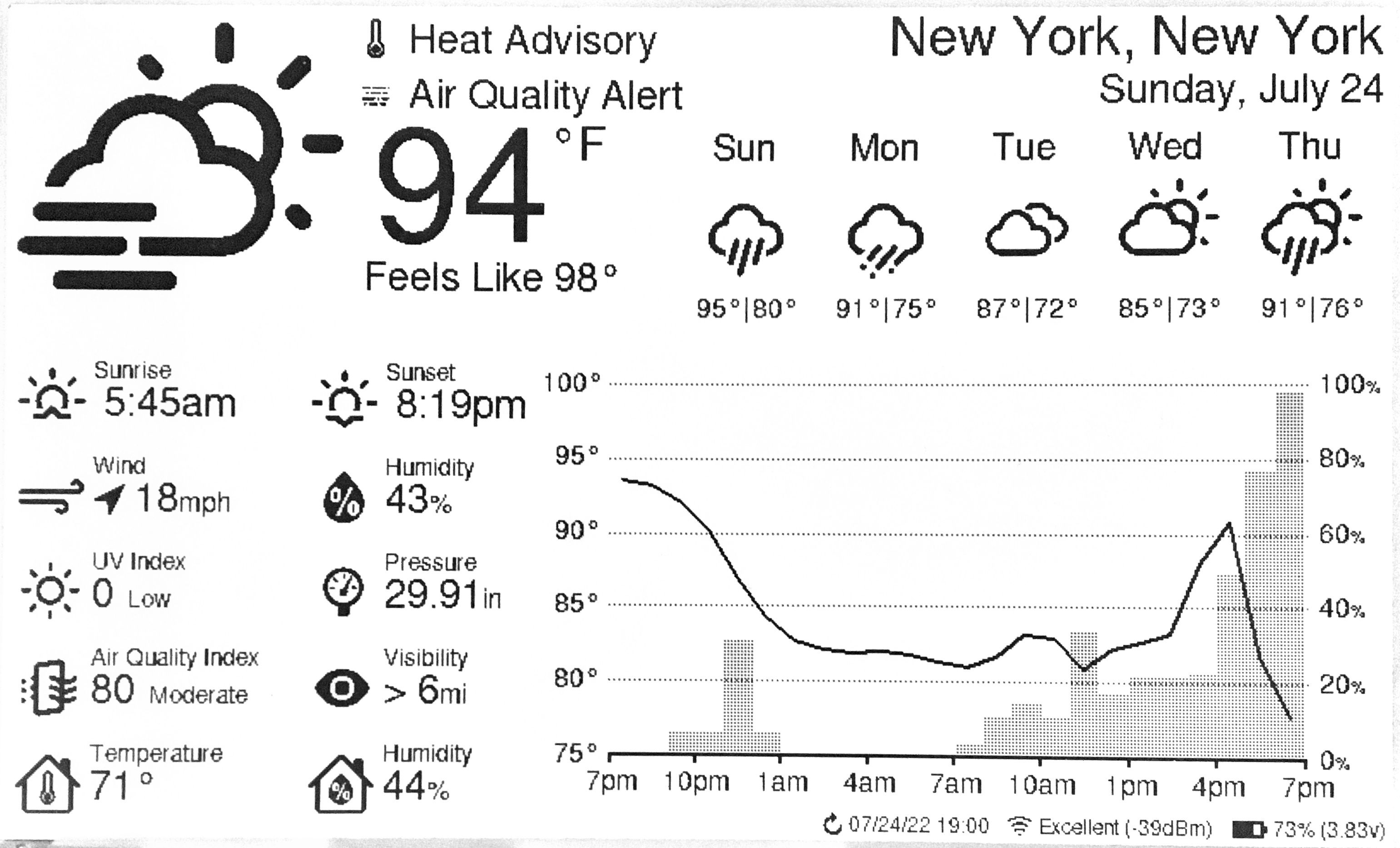 Create a retro-style weather station with modern features using ESP32