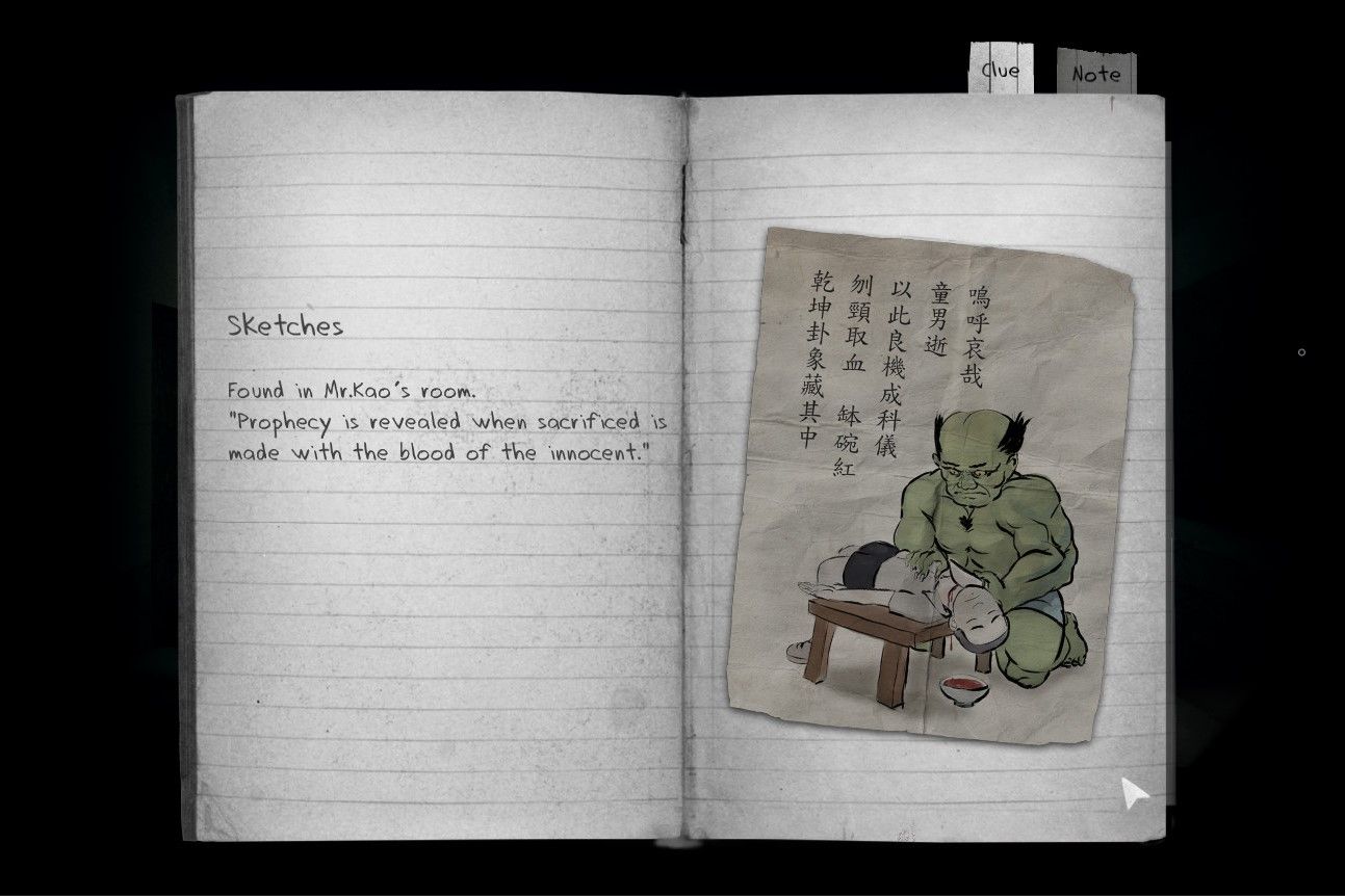 Screenshot from the game Detention