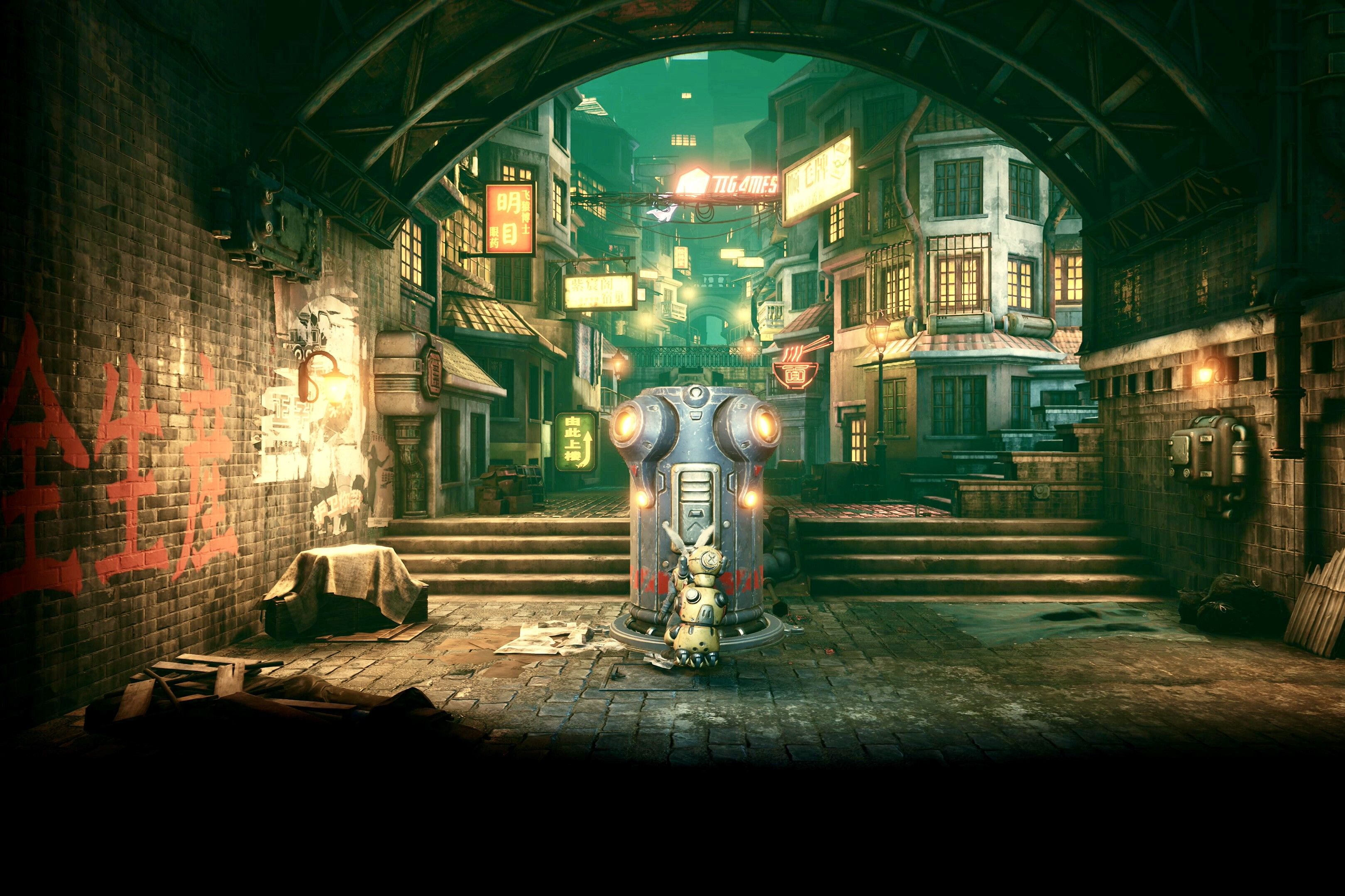 Screenshot from the game F.I.S.T.: Forged In Shadow Torch
