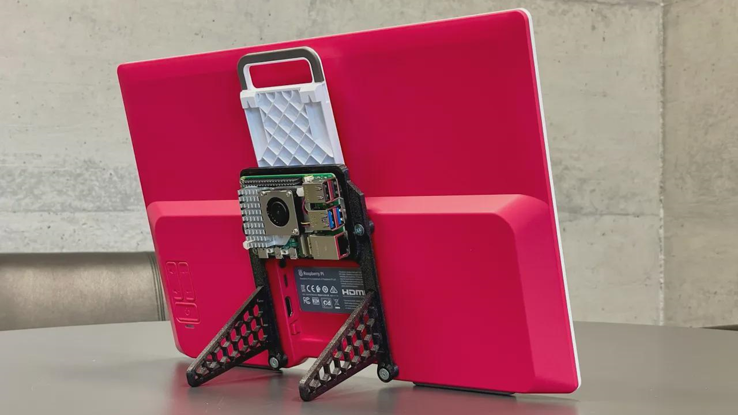 The Raspberry Pi 3D printable stand