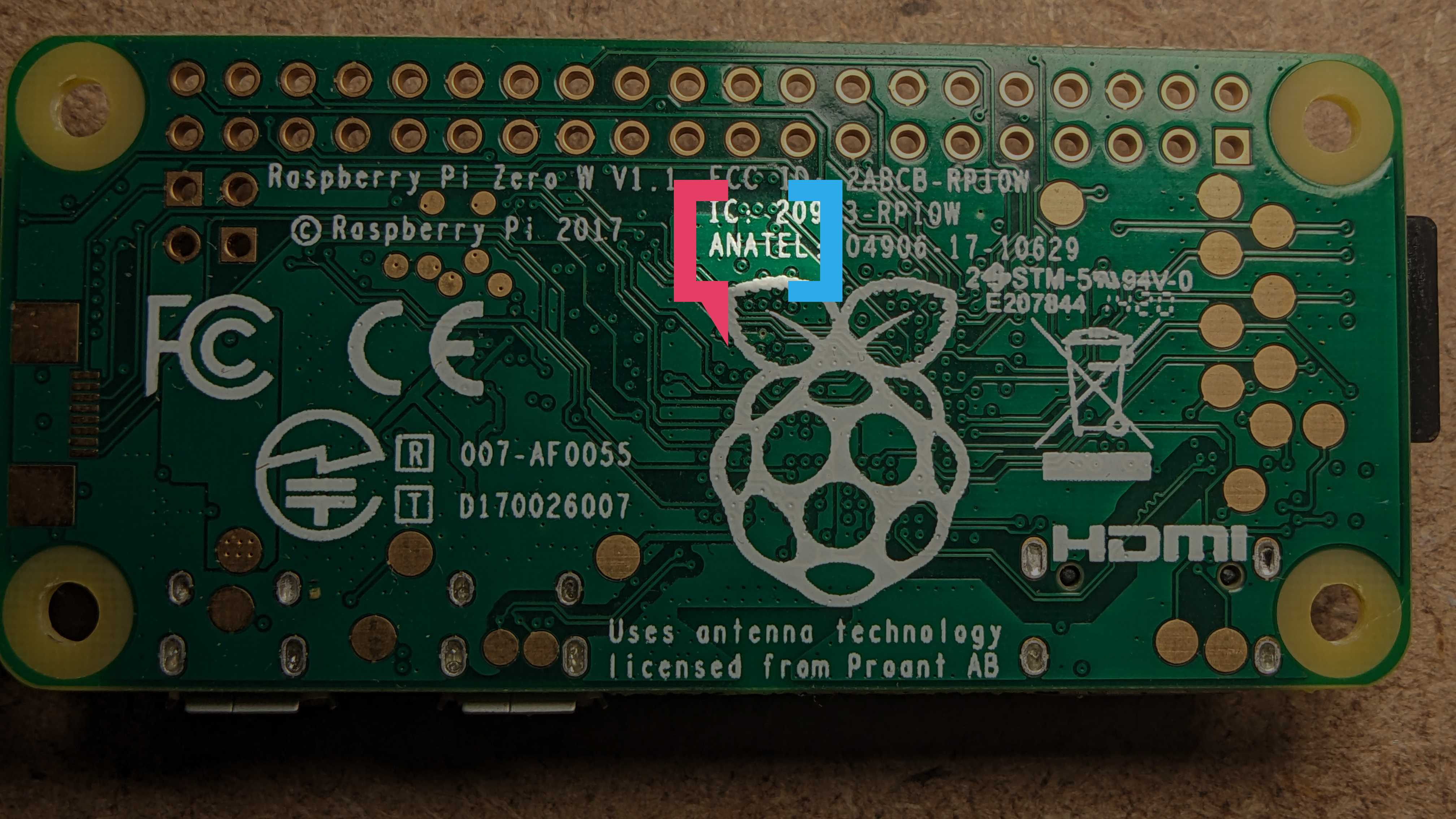 Raspberry Pi Zero W with Anatel certification