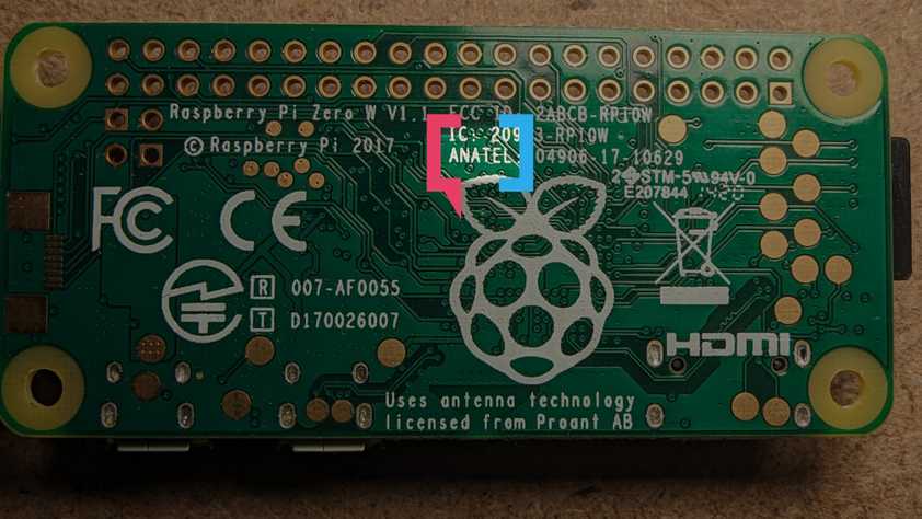 Raspberry Pi Zero W with Anatel certification