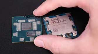A photo of a fake Ryzen 7 7800X3D