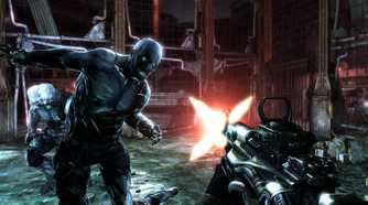 Screenshot from the game Singularity