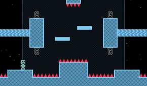 Screenshot from the game VVVVVV