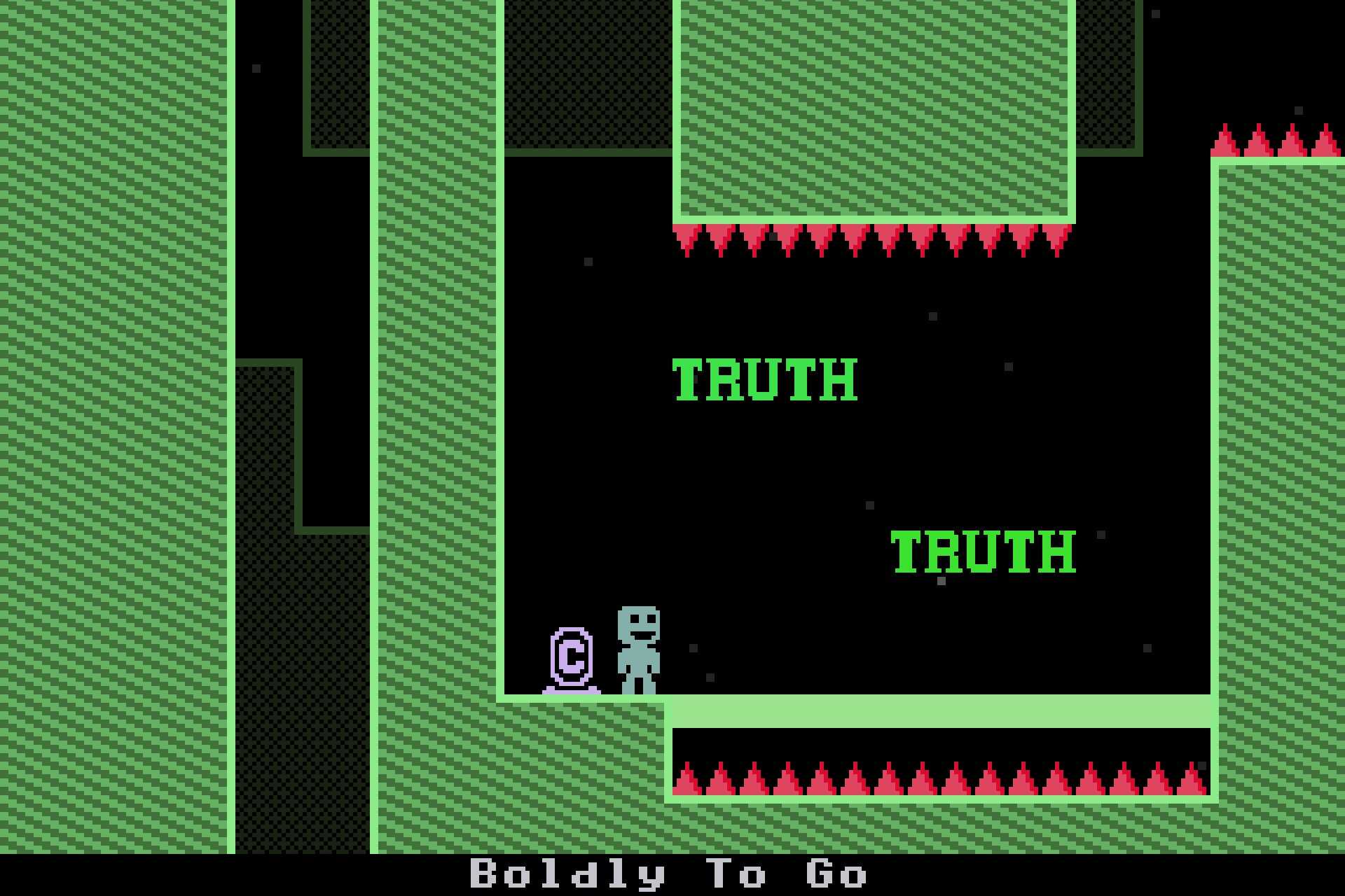 Screenshot from the game VVVVVV