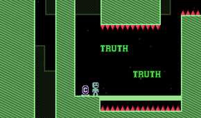 Screenshot from the game VVVVVV