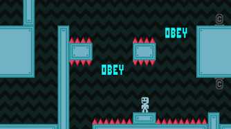 Screenshot from the game VVVVVV