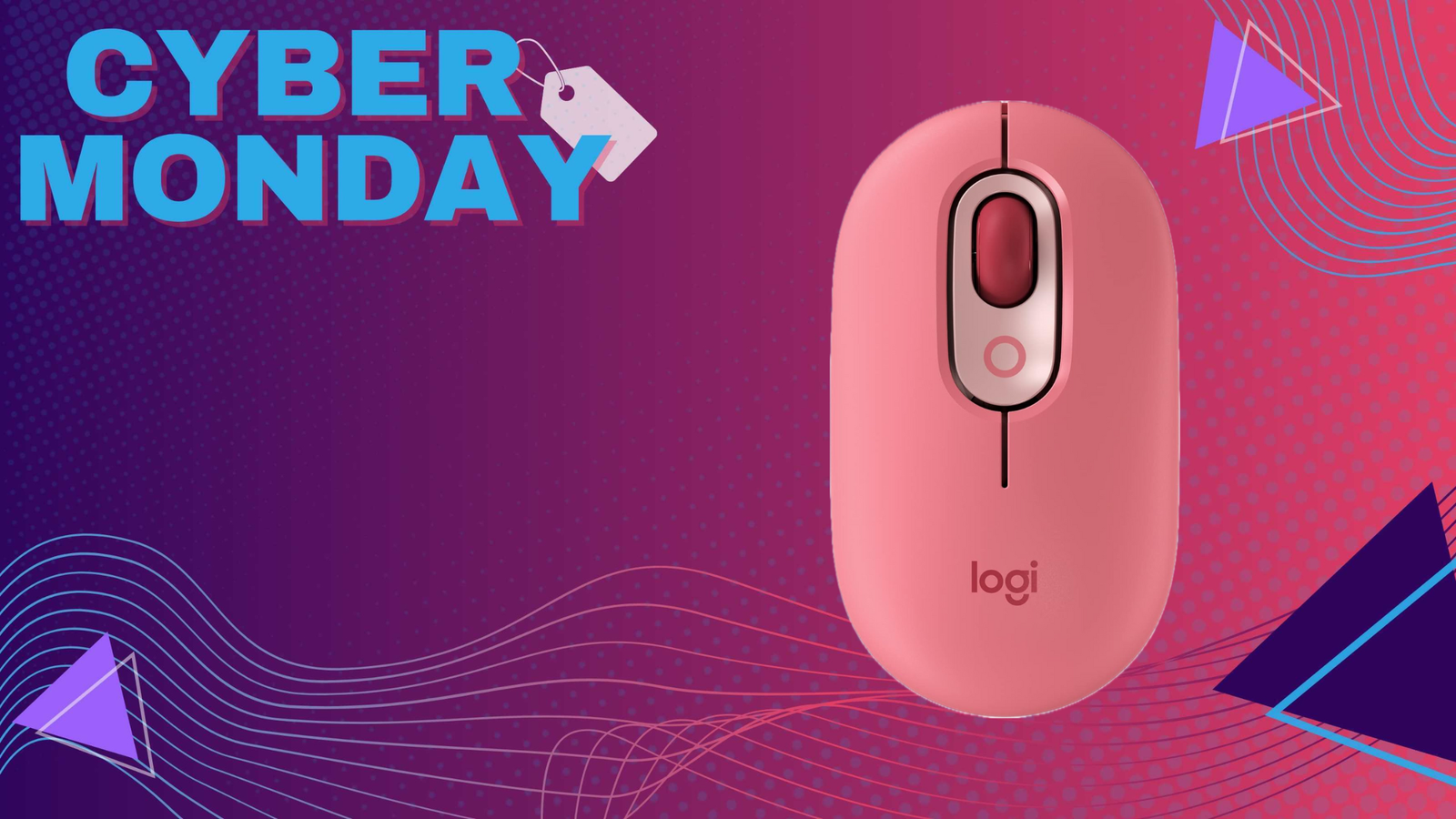 Take 63% off this comfortable Logitech mouse with a pop of color as it ...